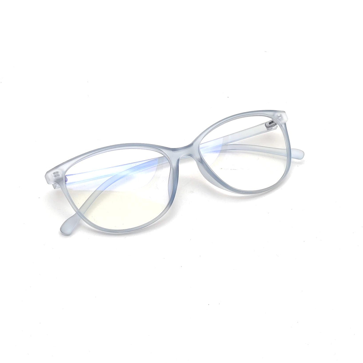 Verlin 3216 Cat-Eye Eyeglass Frame – TP White, supplied product view 4