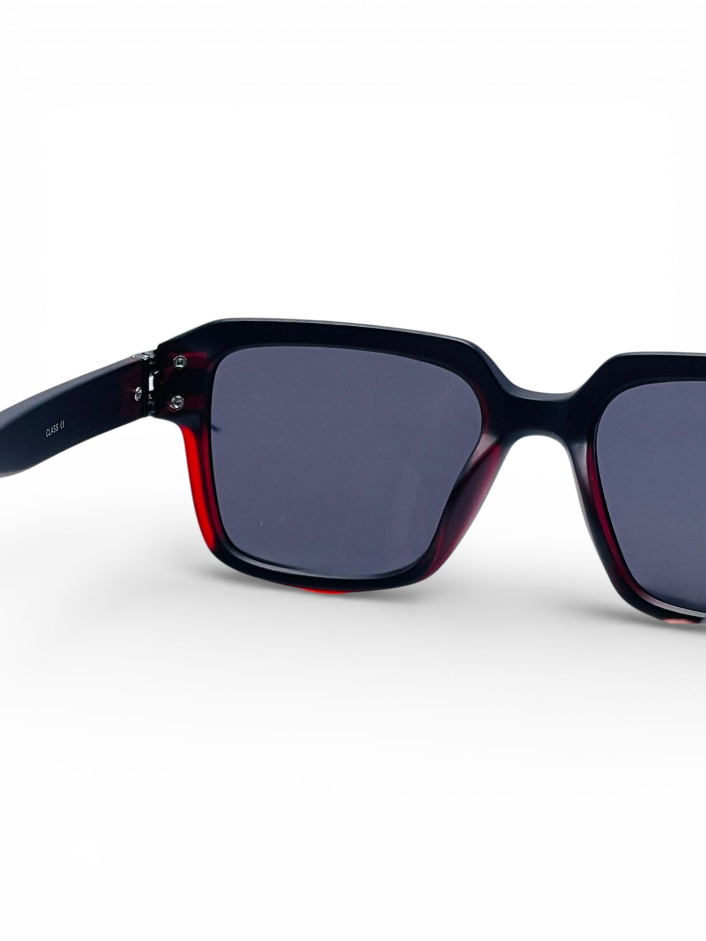 Verlin Wayfarer Sunglasses 82110 Red Black - Top View