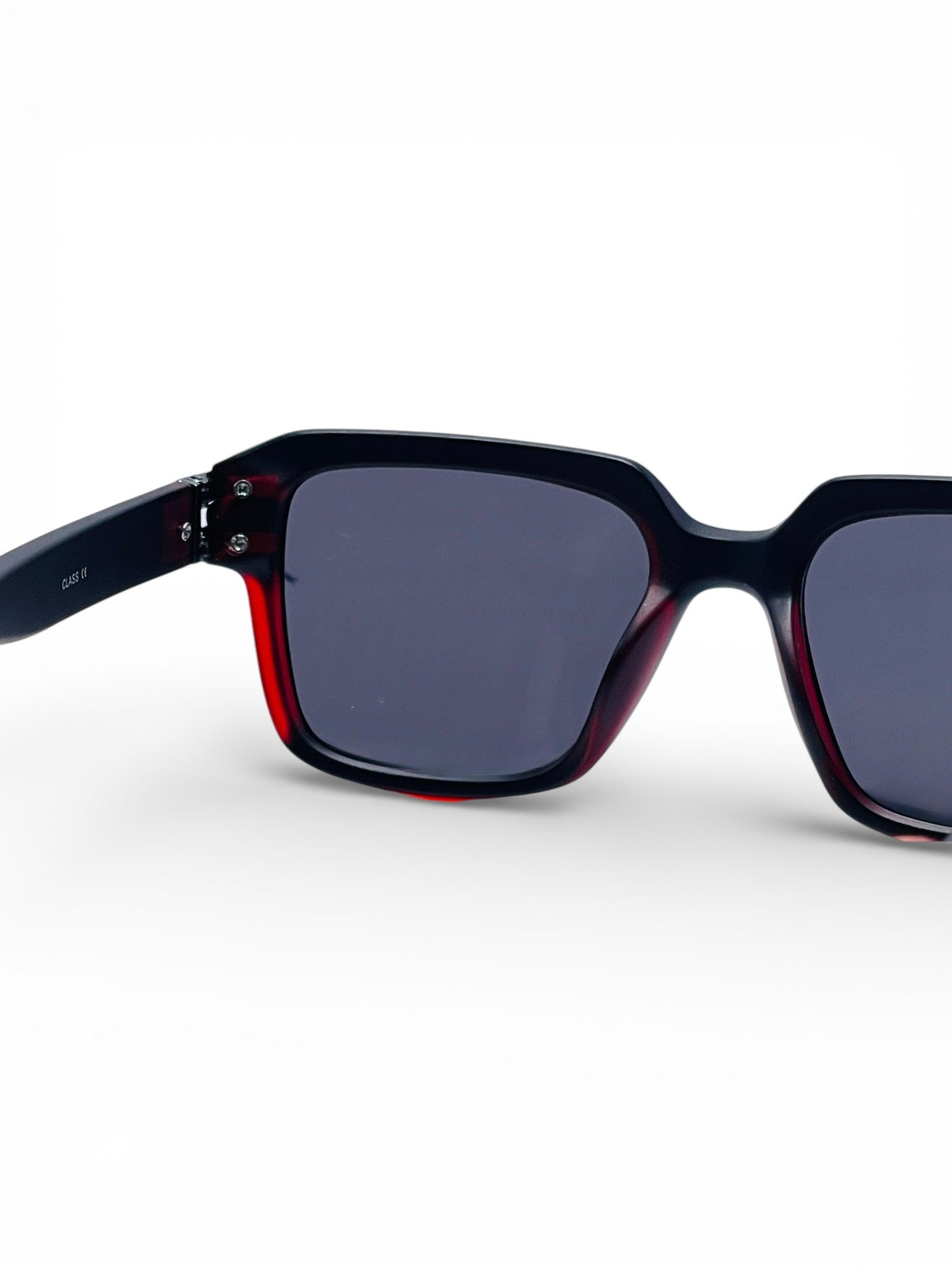 Verlin Wayfarer Sunglasses 82110 Red Black - Top View
