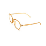 Verlin 3223 Rounded Square Eyeglass Frame – Orange, supplied product view 4