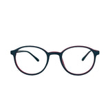 Verlin 3222 Rounded Eyeglass Frame – Red Black, supplied product view 1