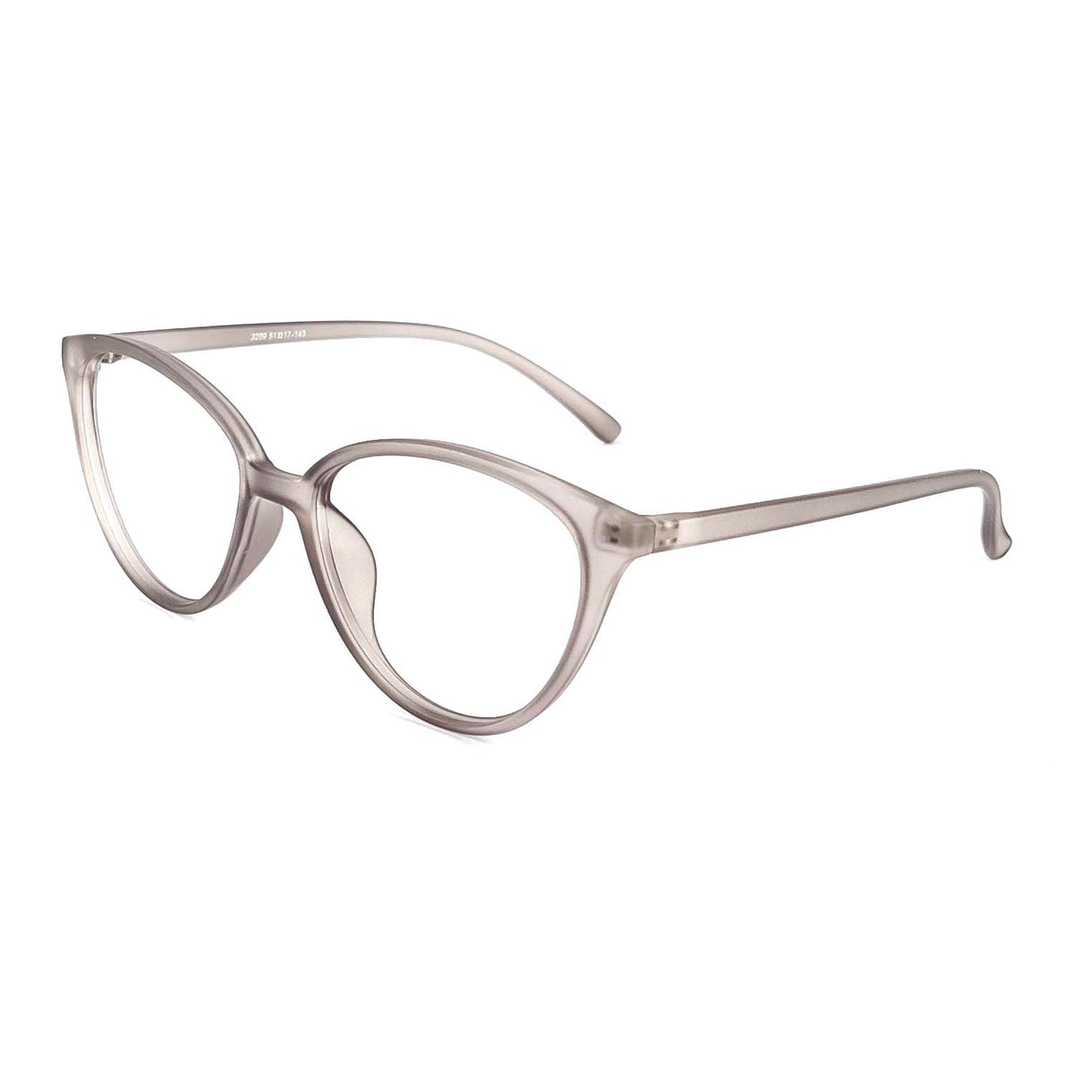 Verlin 3209 Cat-Eye Eyeglass Frame – Gray, supplied product view 2
