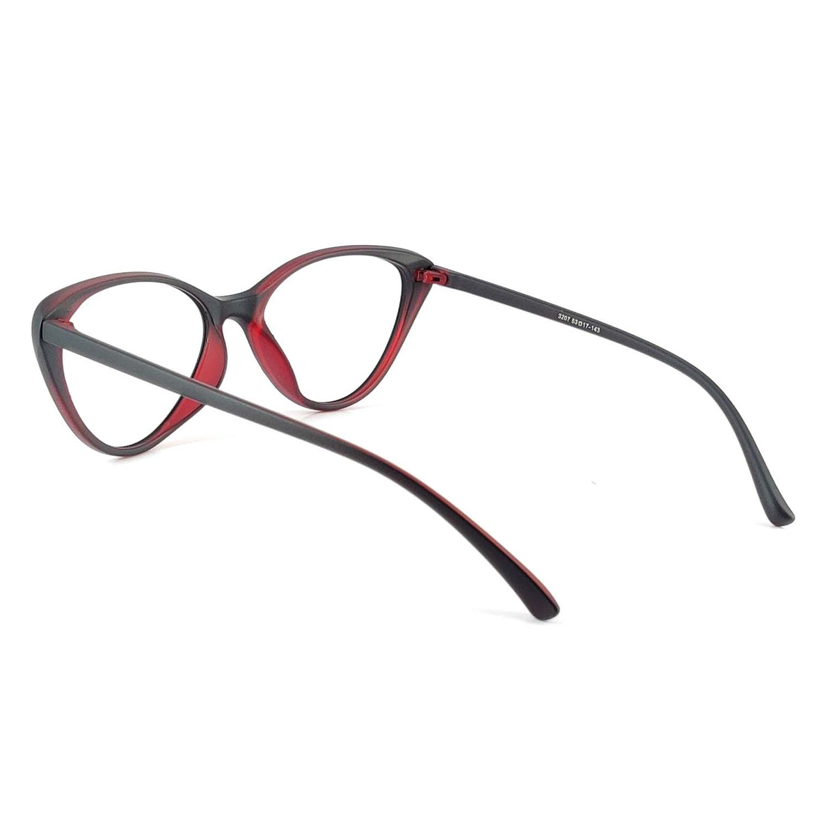Verlin 3207 Cat-Eye Eyeglass Frame – Red, supplied product view 3