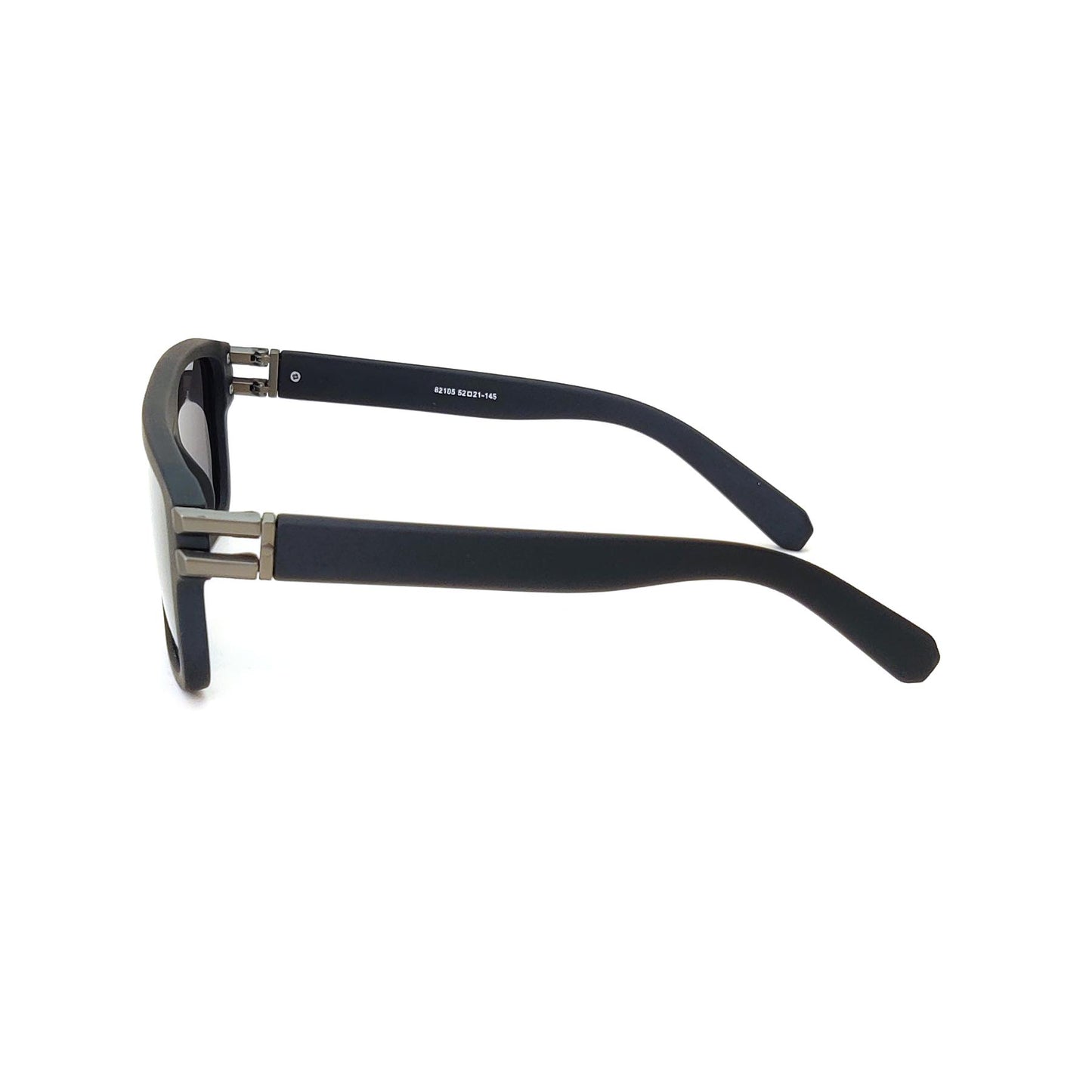 Square Polarized Sunglasses 82105 - Matte Black