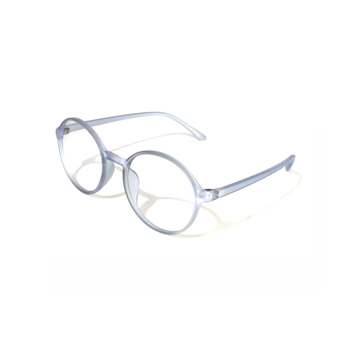 Verlin 3224 Round Eyeglass Frame – TP White, supplied product view 2