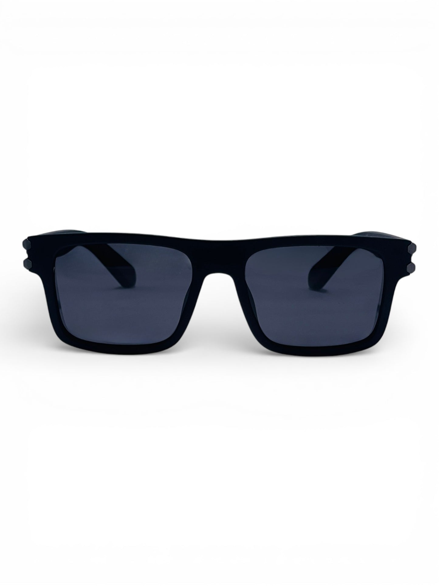 Verlin Wayfarer Sunglasses 82103 Matte Black - Front View