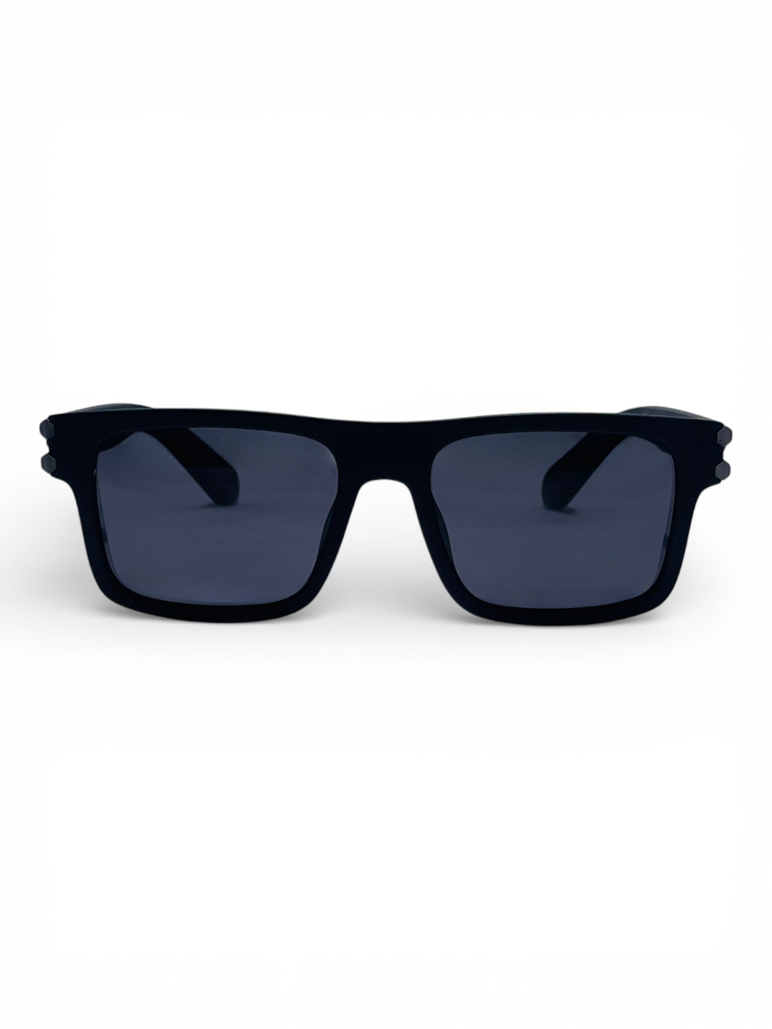 Verlin Wayfarer Sunglasses 82103 Matte Black - Front View