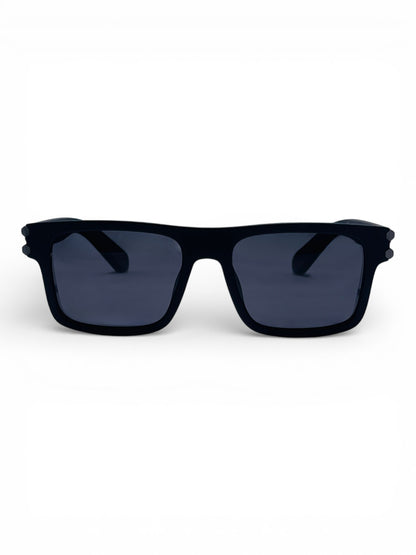 Verlin Wayfarer Sunglasses 82103 Matte Black - Front View