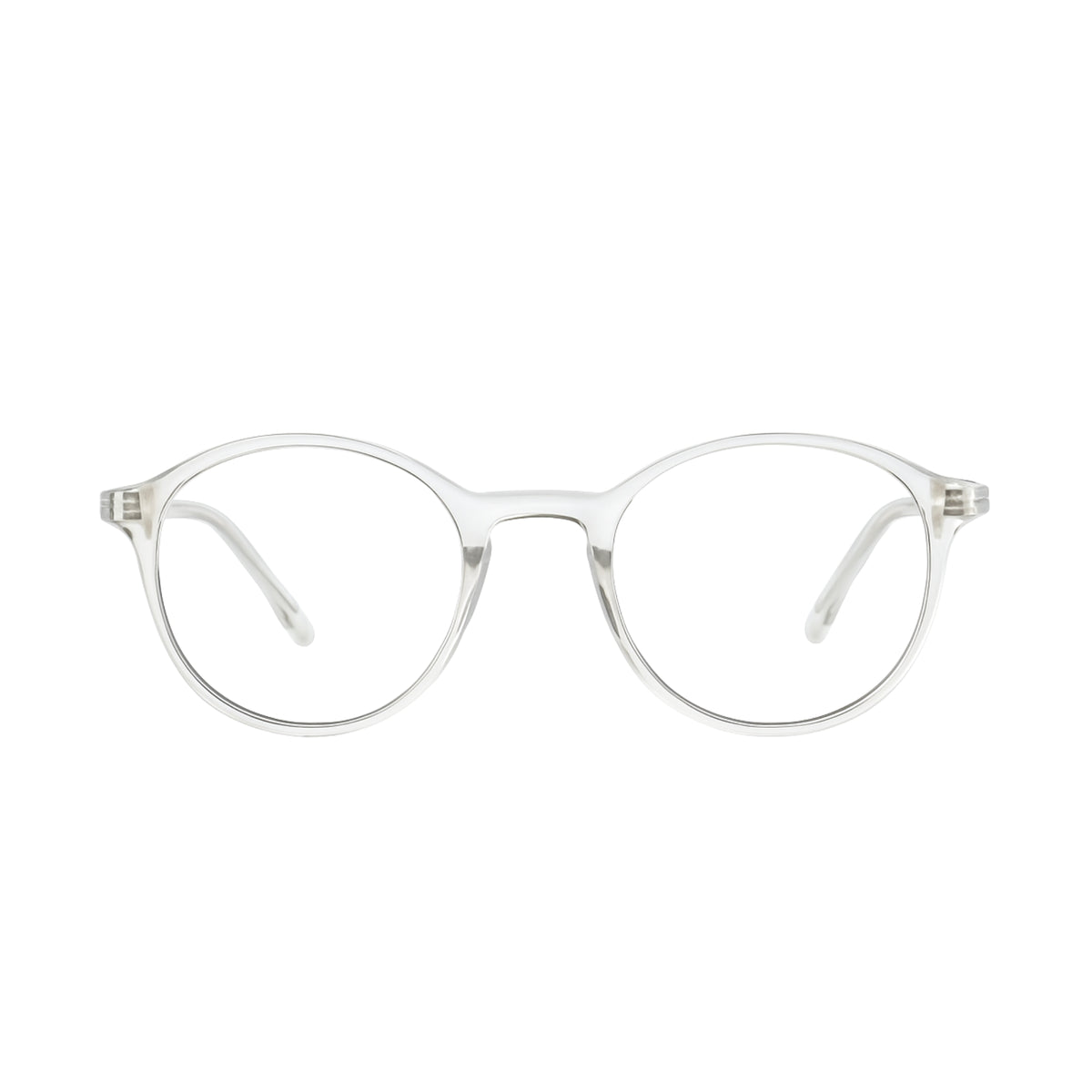 Verlin 3222 Rounded Eyeglass Frame – TP White, supplied product view 1