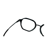 Verlin 62236 Geometric Eyeglass Frame – S Black, supplied product view 3