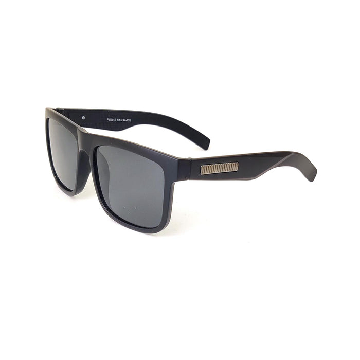 Square Polarized Sunglasses P59112 - Matte Black frame preview