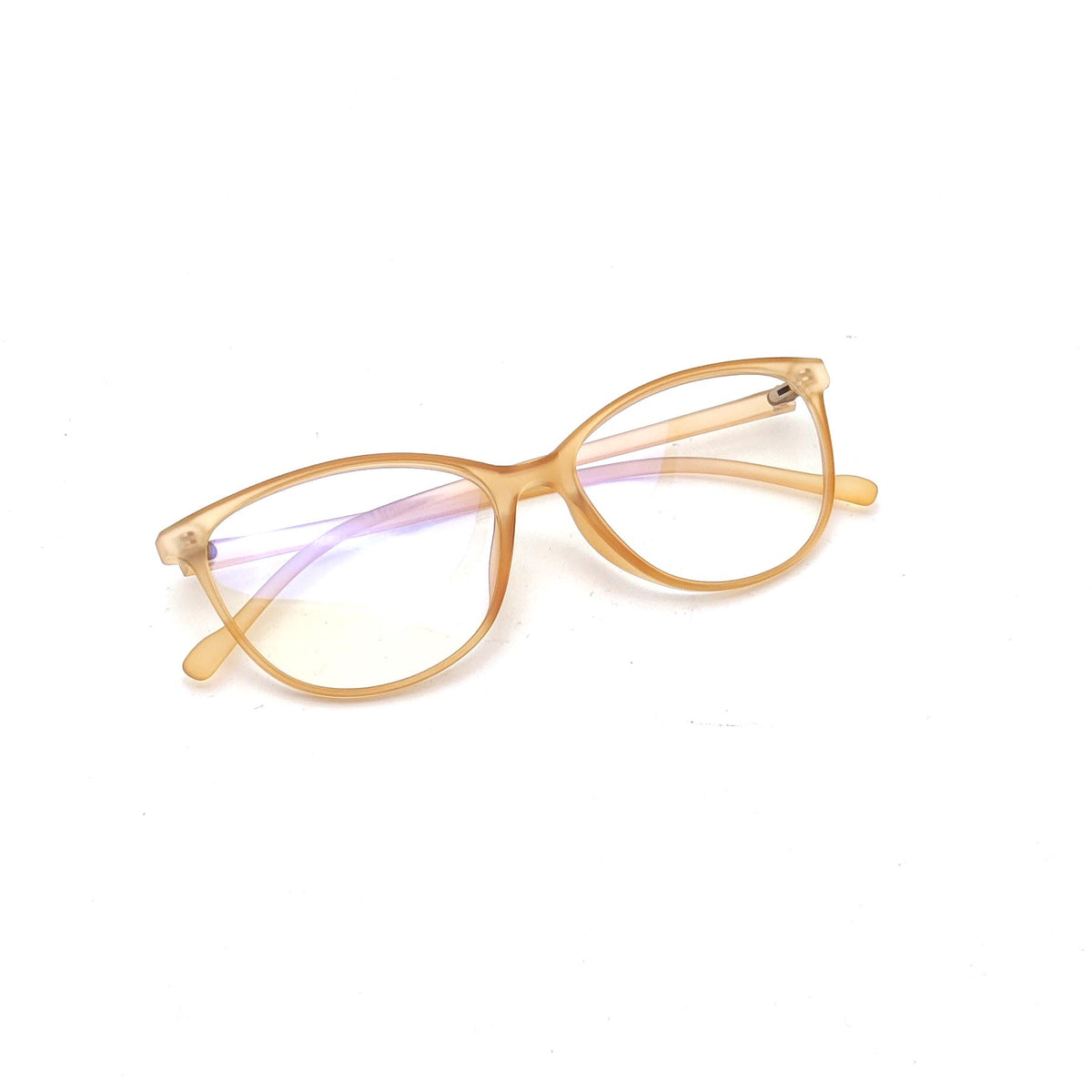 Verlin 3216 Cat-Eye Eyeglass Frame – Orange, supplied product view 4