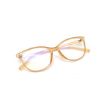 Verlin 3216 Cat-Eye Eyeglass Frame – Orange, supplied product view 4