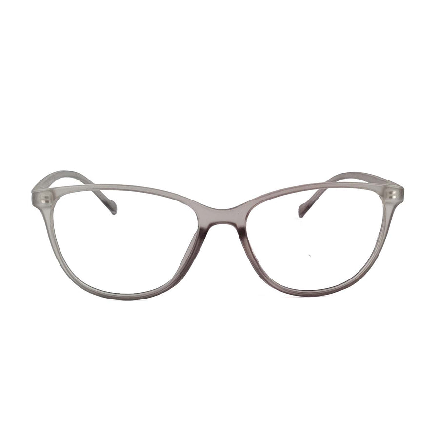 Verlin 3218 Cat-Eye Optical Frame in Gray — front view