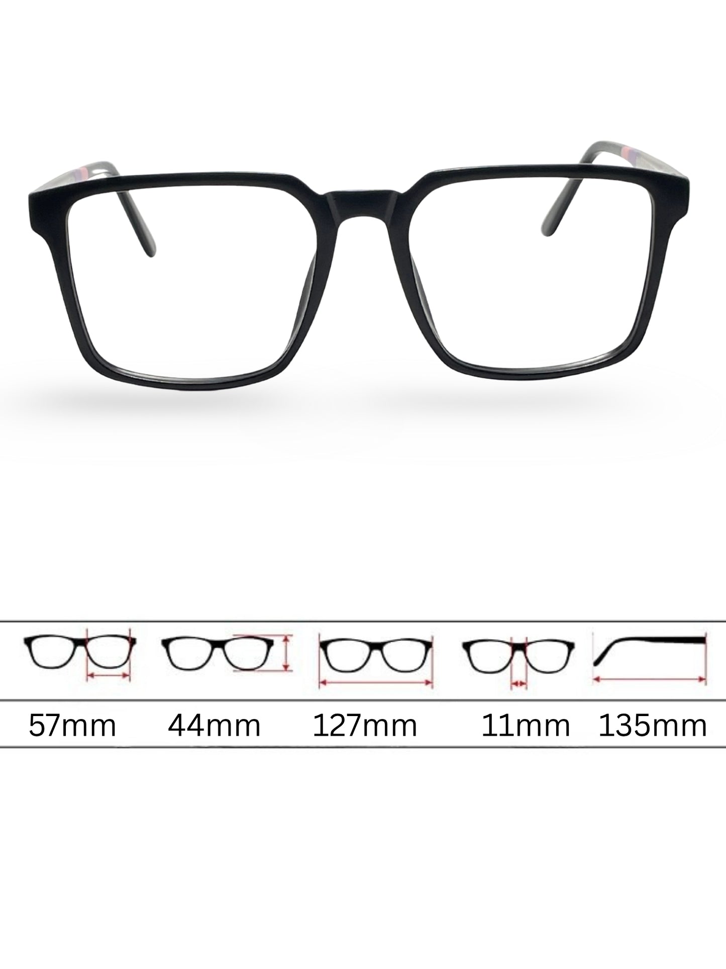 Sunglasses 3055 - Black Purple