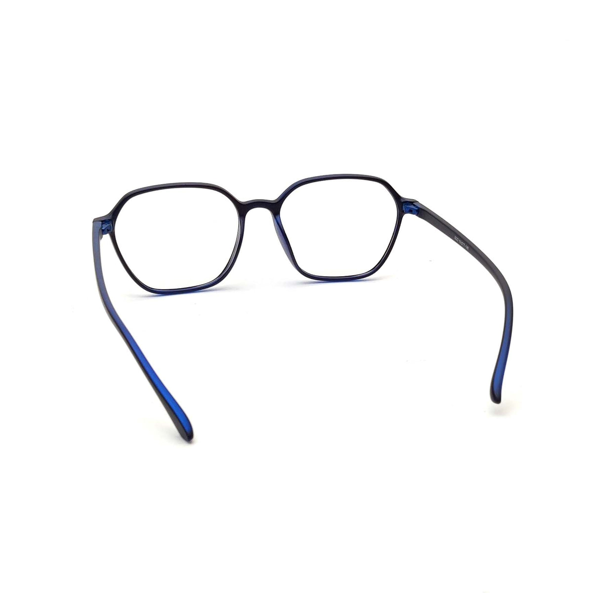 Verlin 3223 Rounded Square Eyeglass Frame – Blue, supplied product view 3