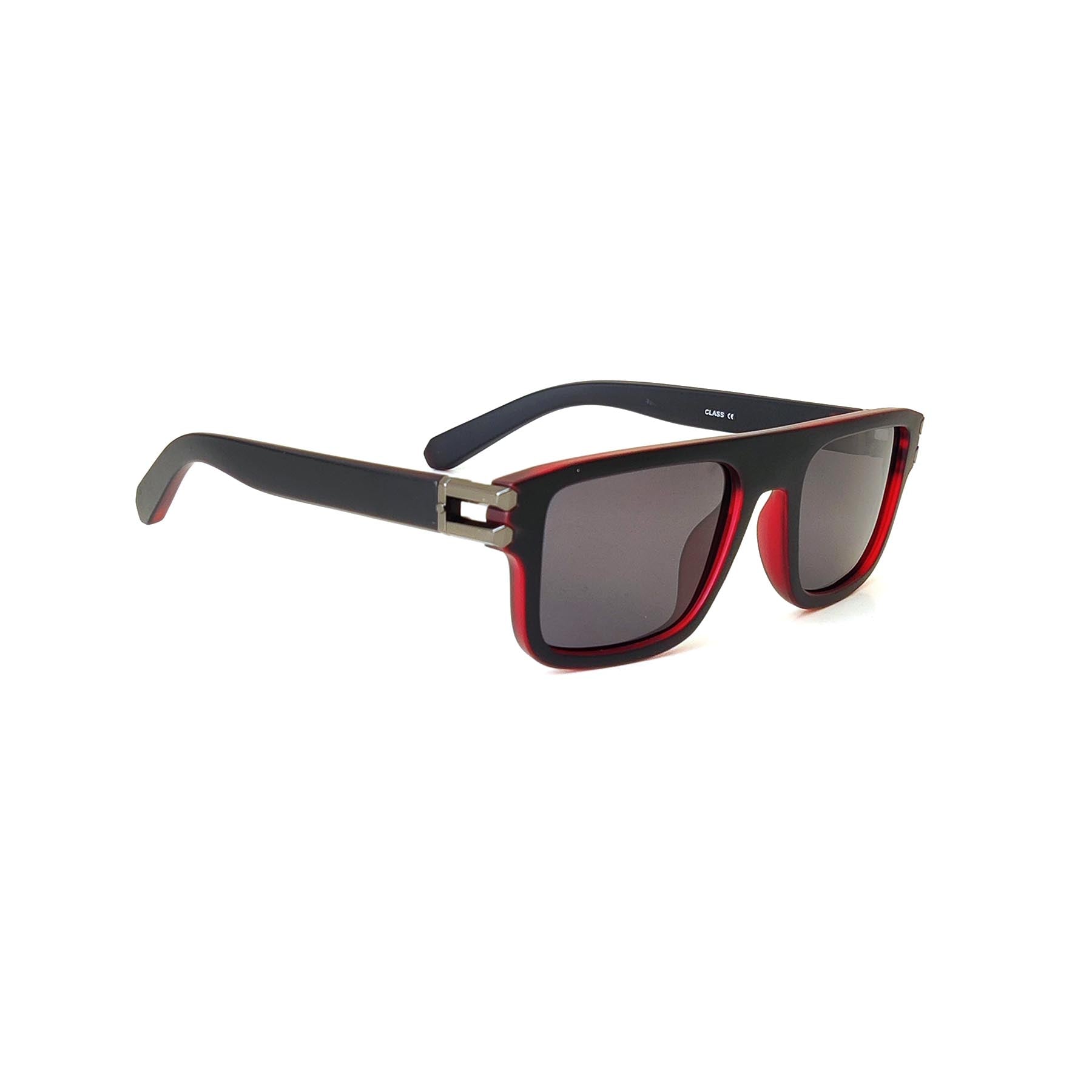 Verlin Square Polarized Sunglasses 82105 Red - Top View