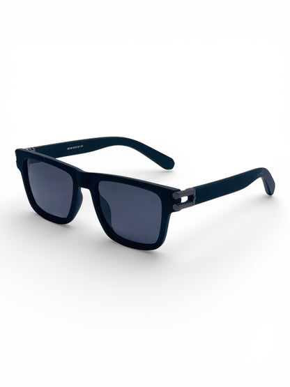 Verlin Wayfarer Sunglasses 82109 Matte Black - Side View