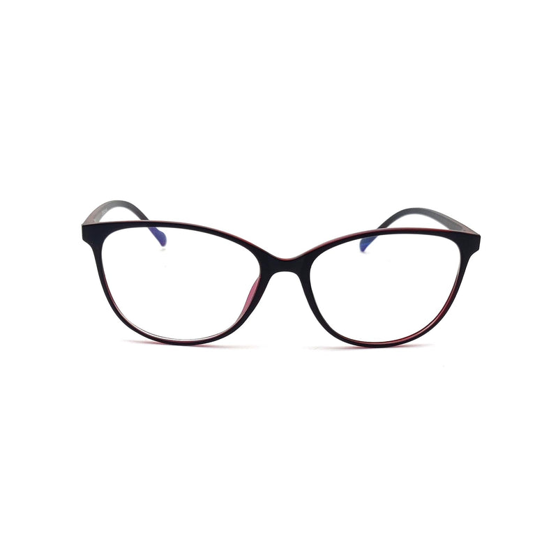 Verlin 3216 Cat-Eye Eyeglass Frame – Red, supplied product view 1