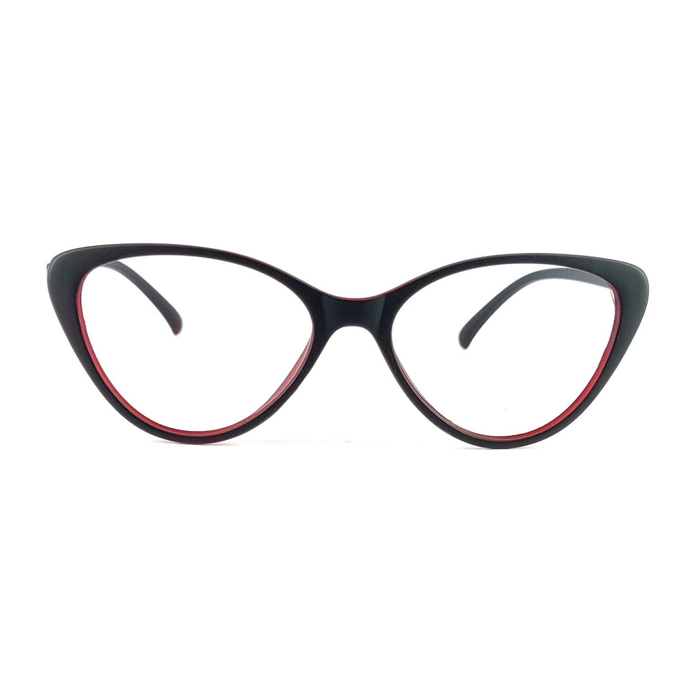 Verlin 3207 Cat-Eye Eyeglass Frame – Red
