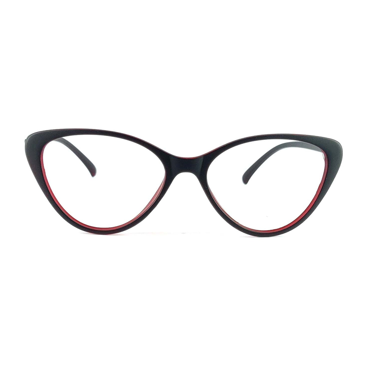 Verlin 3207 Cat-Eye Eyeglass Frame – Red, supplied product view 1