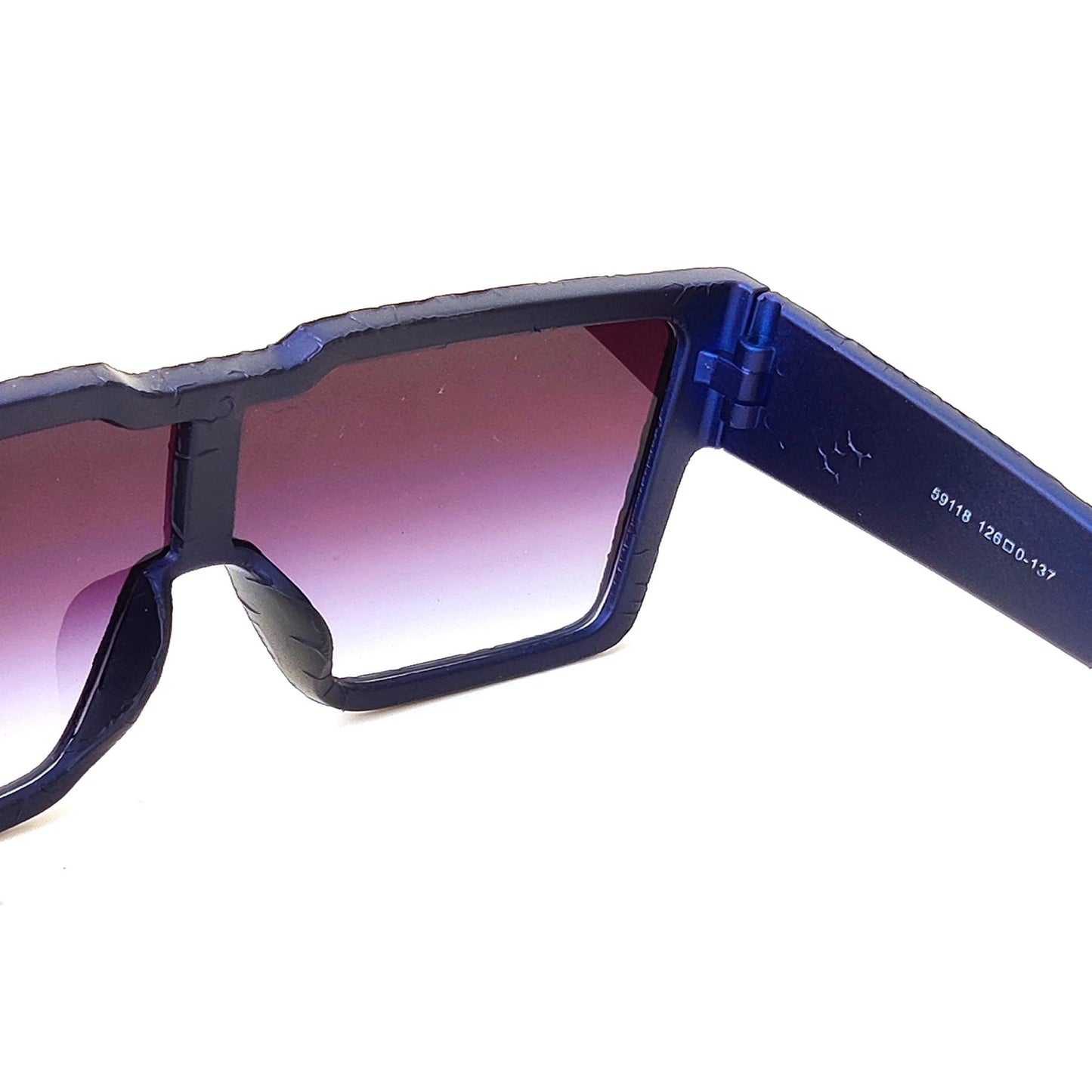 PD59118 Oversized Square Sunglasses Blue