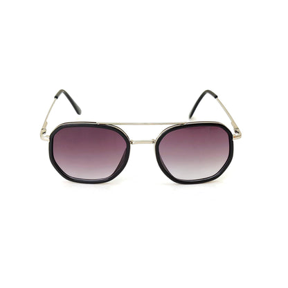 Classic Square Metal Frame Sunglasses - Silver Frame JO4
