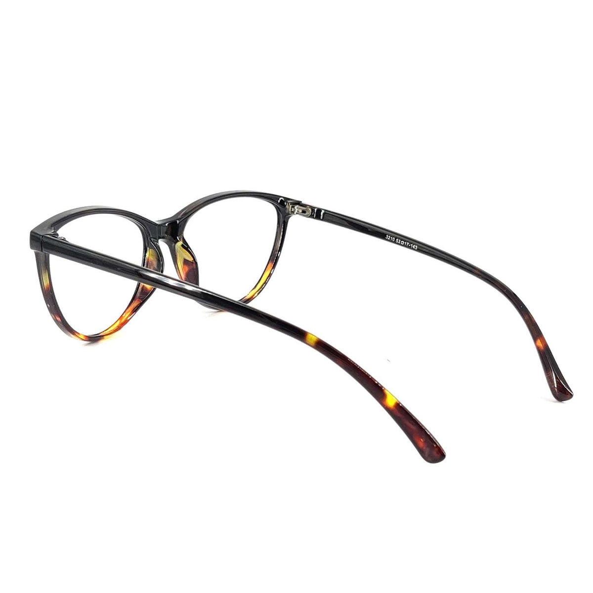 Verlin 3210 Cat-Eye Eyeglass Frame – Tiger, supplied product view 3