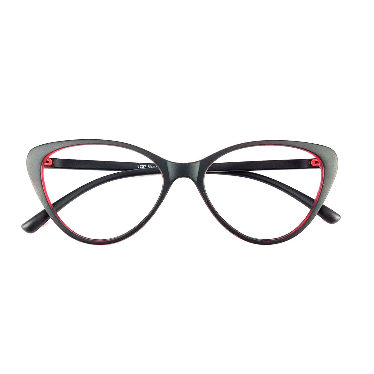 Verlin 3207 Cat-Eye Eyeglass Frame – Red, supplied product view 4