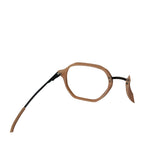 Verlin 62236 Geometric Eyeglass Frame – Peach Nude, supplied product view 3