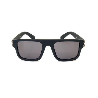 Verlin Square Polarized Sunglasses 82105 Matte Black - Front View