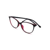 Verlin 3216 Cat-Eye Eyeglass Frame – Red, supplied product view 4