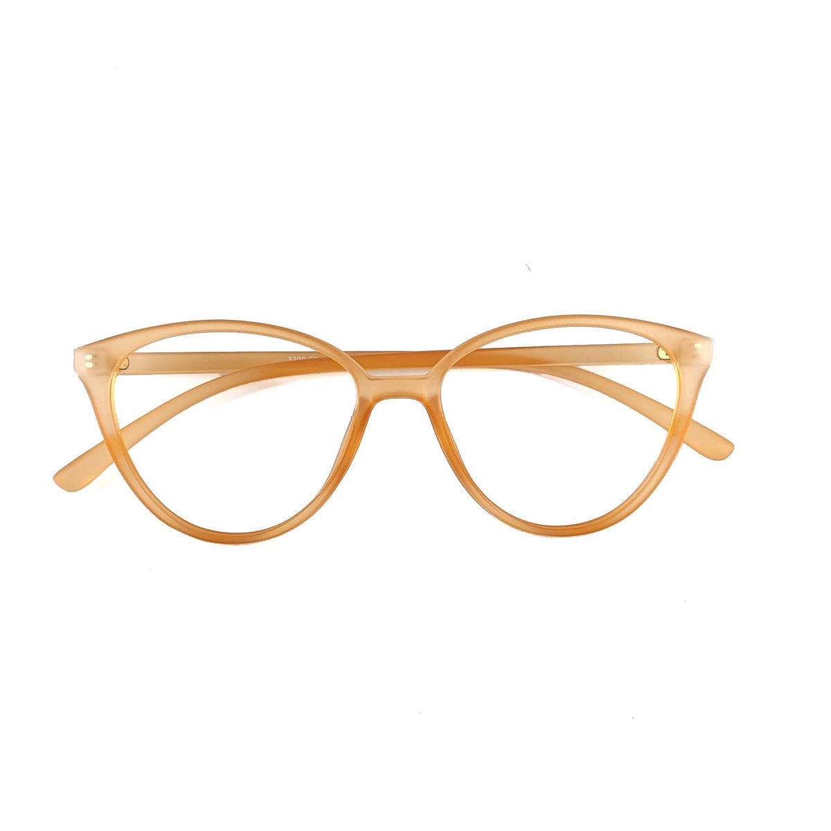 Verlin 3209 Cat-Eye Eyeglass Frame – Orange, supplied product view 4
