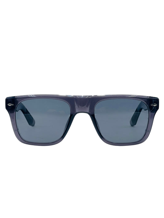 Verlin Sunglasses 8805 Grey - Square Frame Grey Lens Sunglasses
