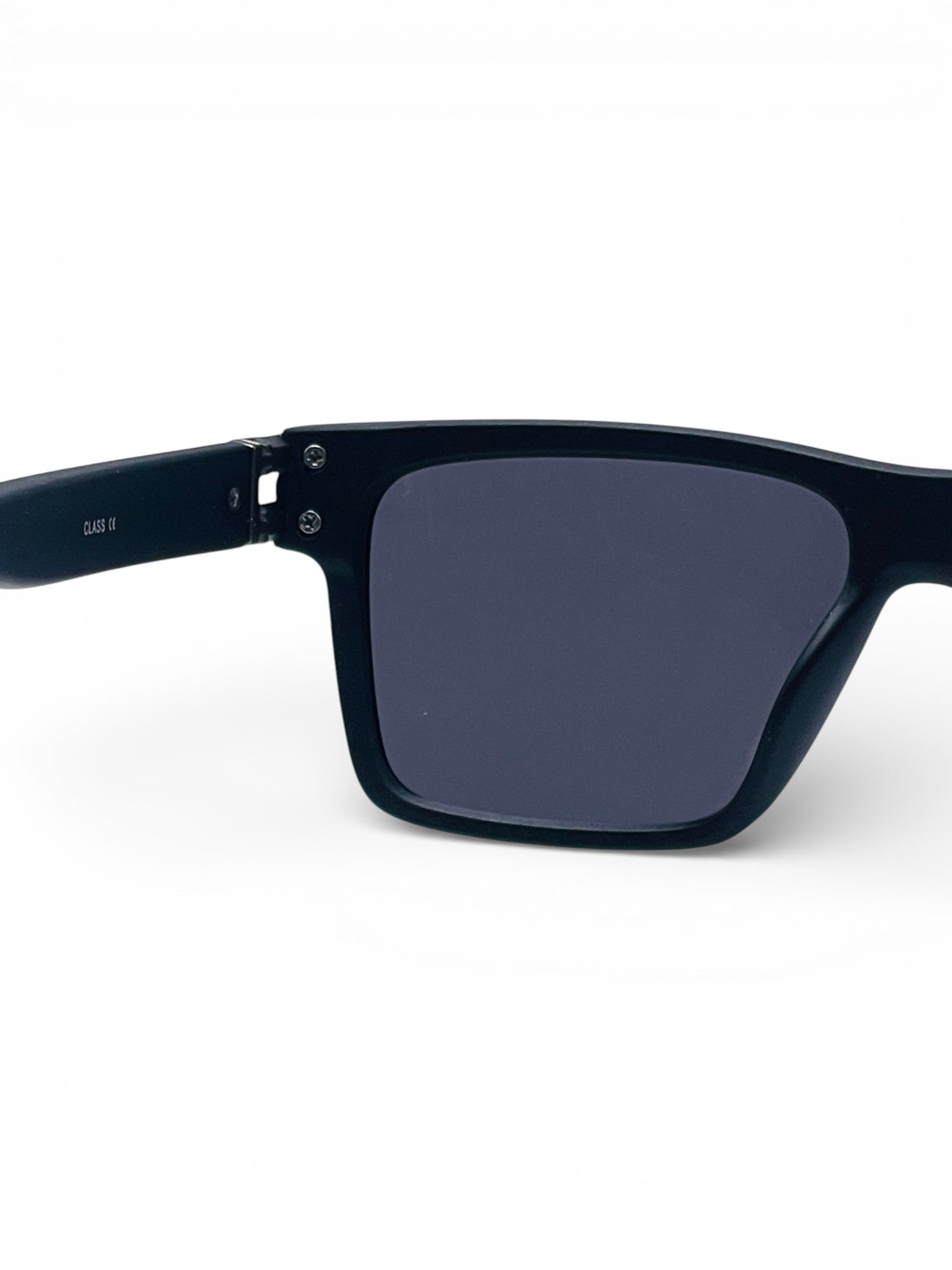 Verlin Rectangle Sunglasses 82107 Matte Black - Top View