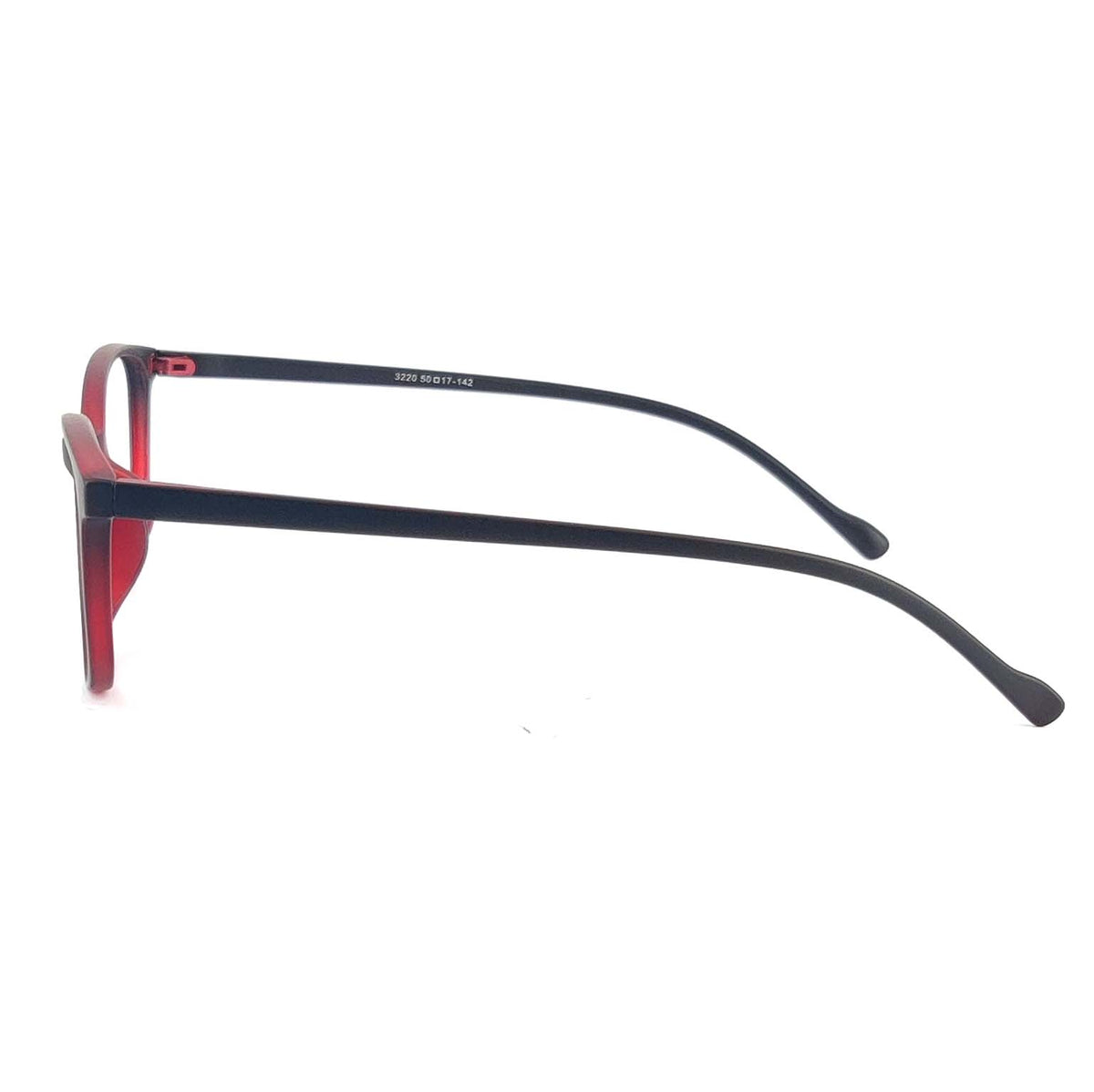 Verlin 3220 Cat-Eye Eyeglass Frame – Red, supplied product view 4