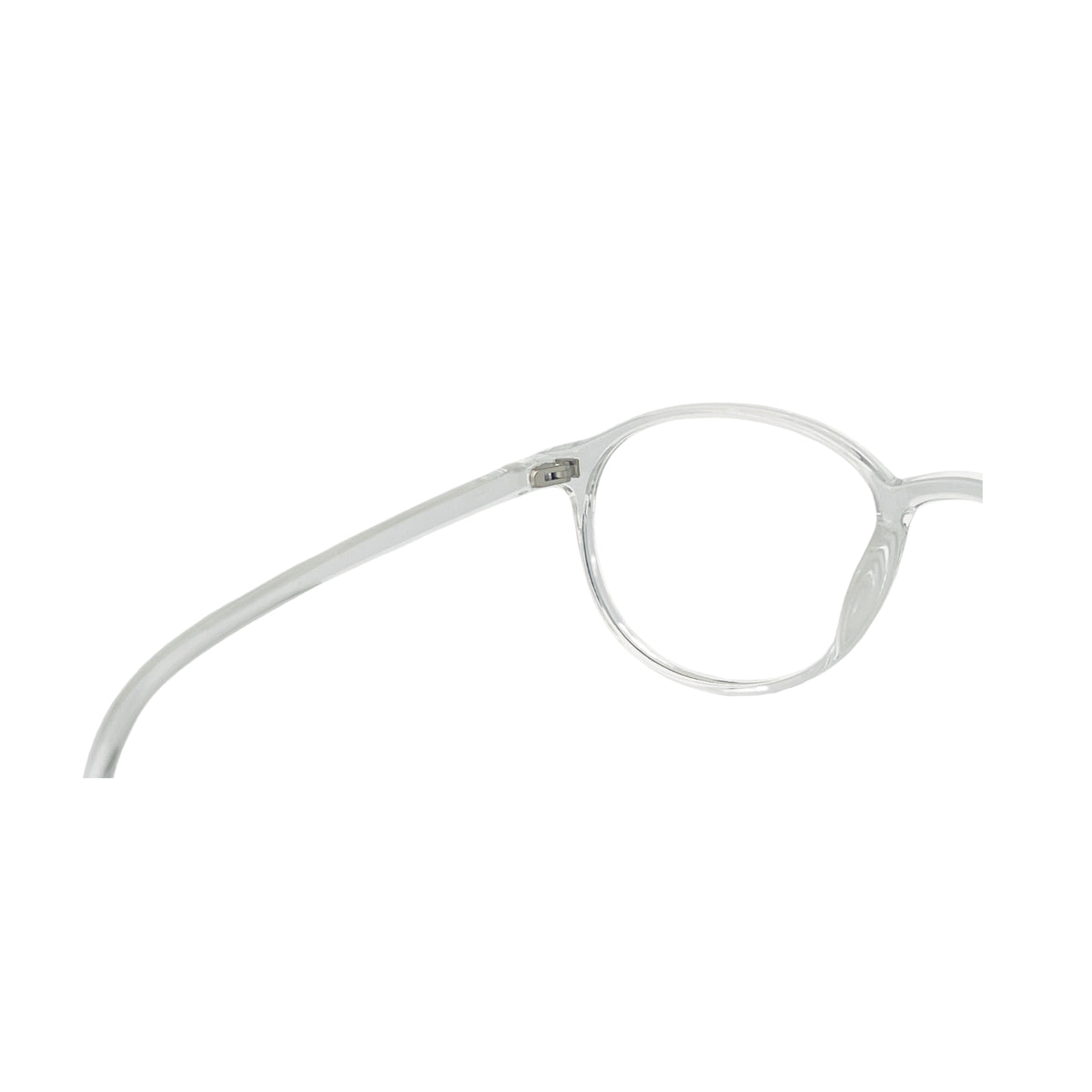 Verlin 3222 Rounded Eyeglass Frame – TP White, supplied product view 3