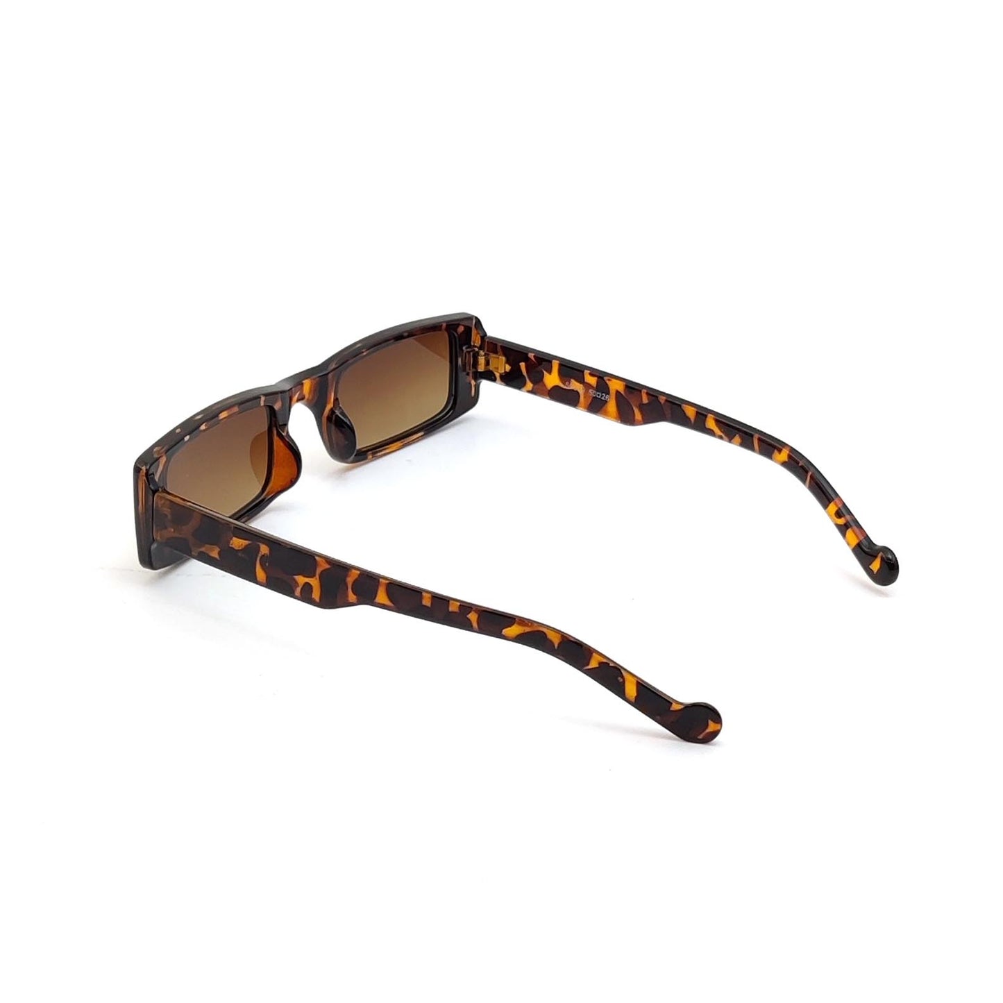 56339 Retro Rectangular Sunglasses Tiger
