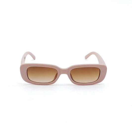 56335 Retro Rectangular Sunglasses Pink
