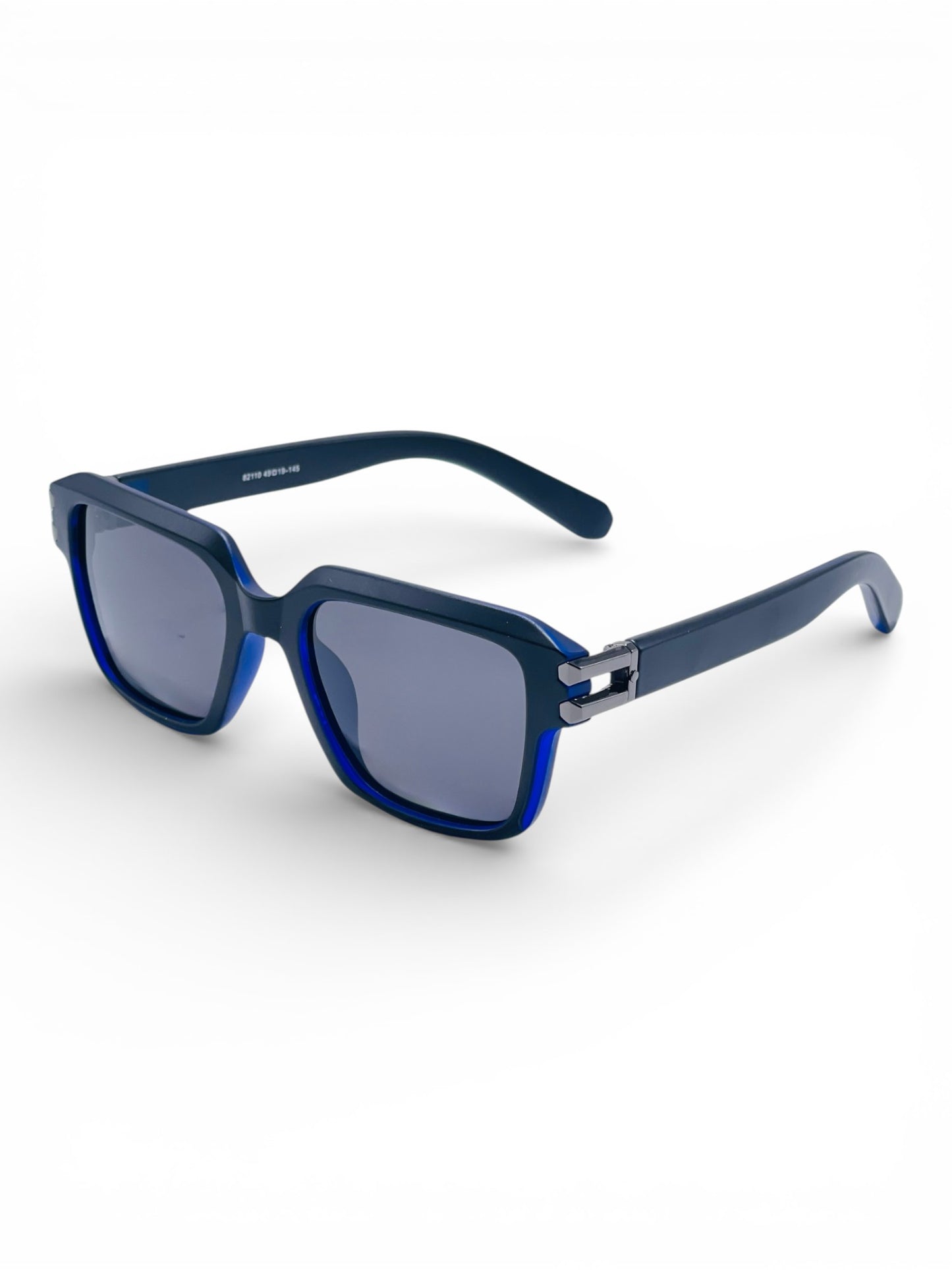 Verlin Wayfarer Sunglasses 82110 Blue - Side View