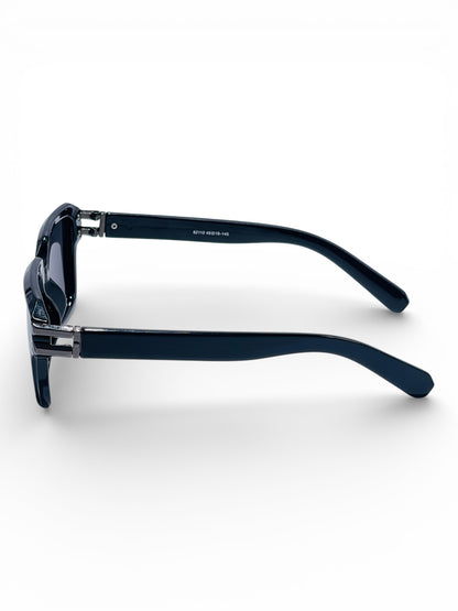 Verlin Wayfarer Sunglasses 82110 Black - Angled View