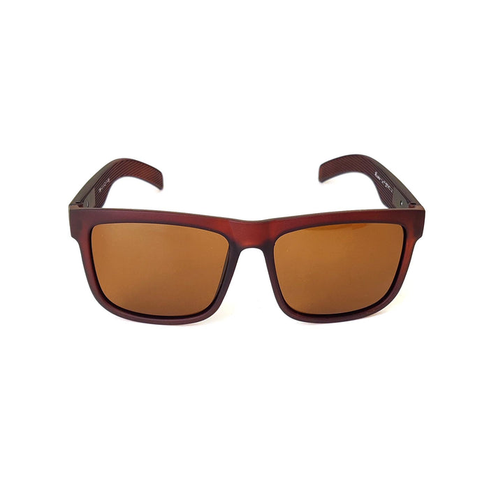 Square Polarized Sunglasses P59112 - Brown frame preview