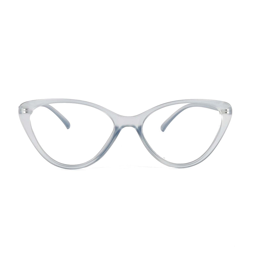 Verlin 3207 Cat-Eye Eyeglass Frame – TP White