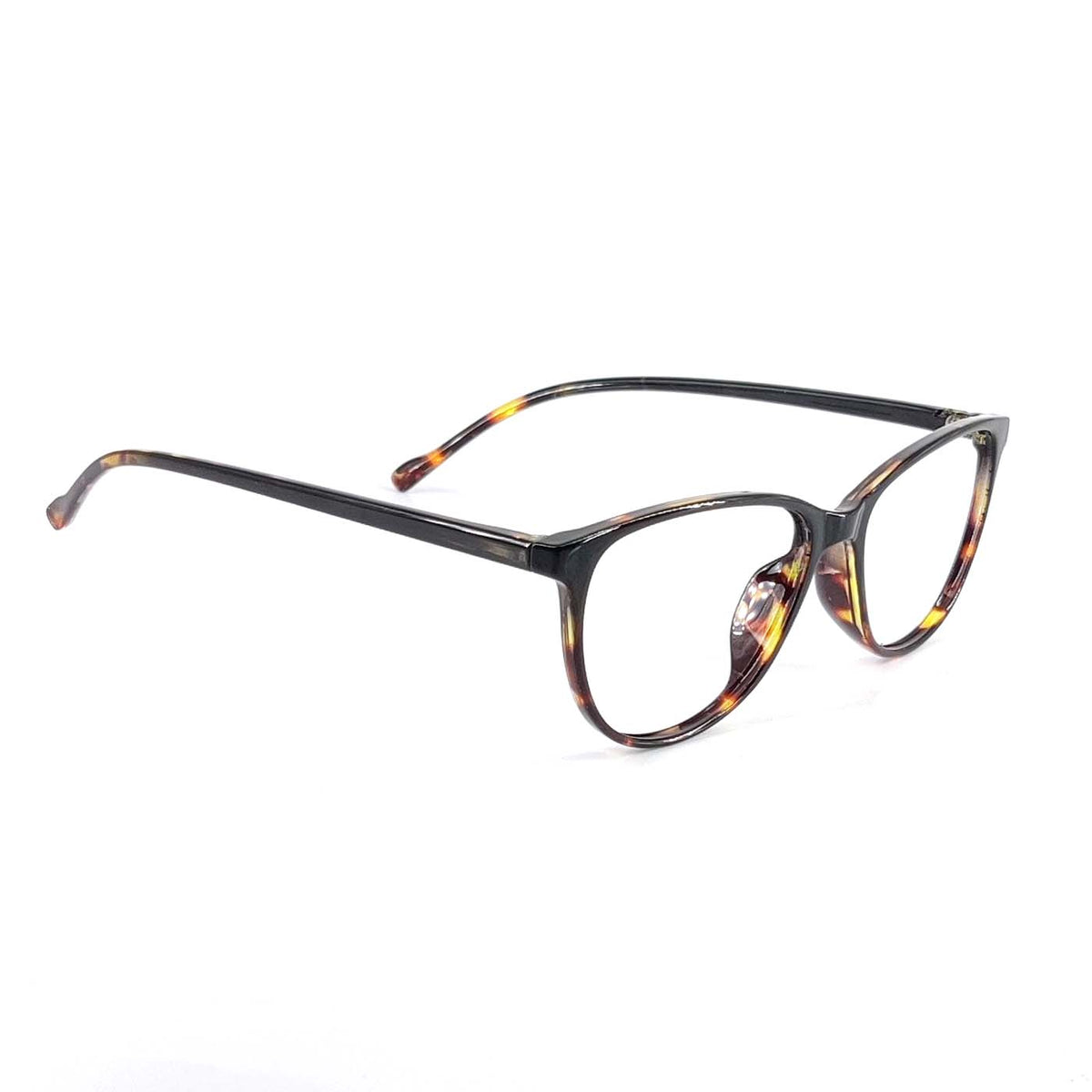 Verlin 3218 Cat-Eye Eyeglass Frame – Tiger, supplied product view 2