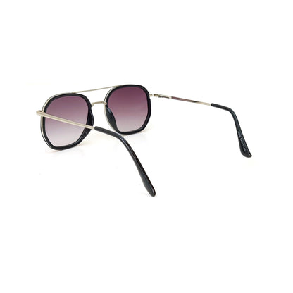 Classic Square Metal Frame Sunglasses - Silver Frame JO4