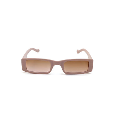 56339 Retro Rectangular Sunglasses Pink