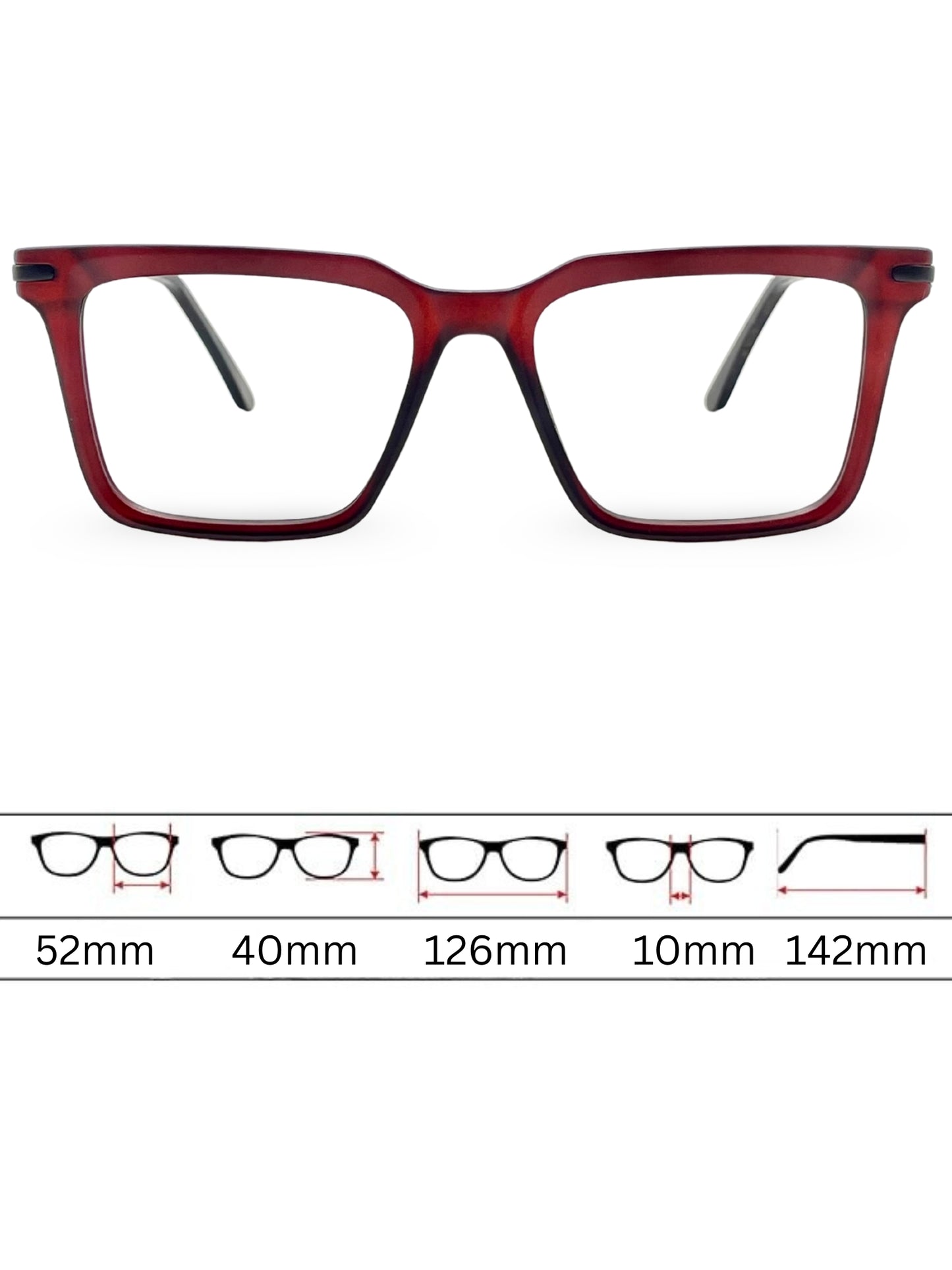 Eyewear 3061 - Red