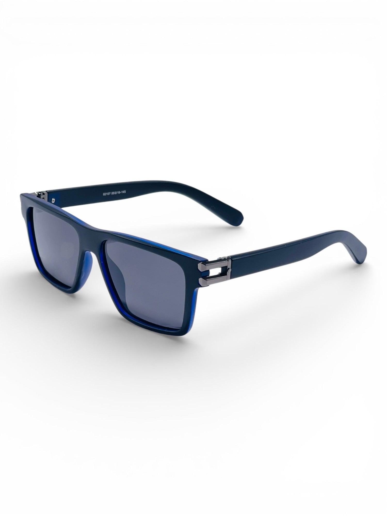 Verlin Rectangle Sunglasses 82107 Blue - Side View