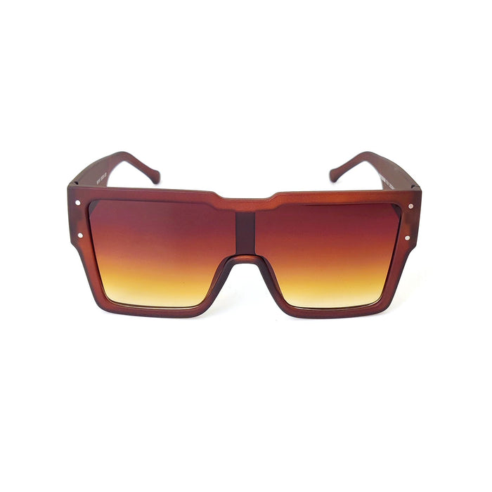PD59118 Oversized Square Sunglasses Brown frame preview