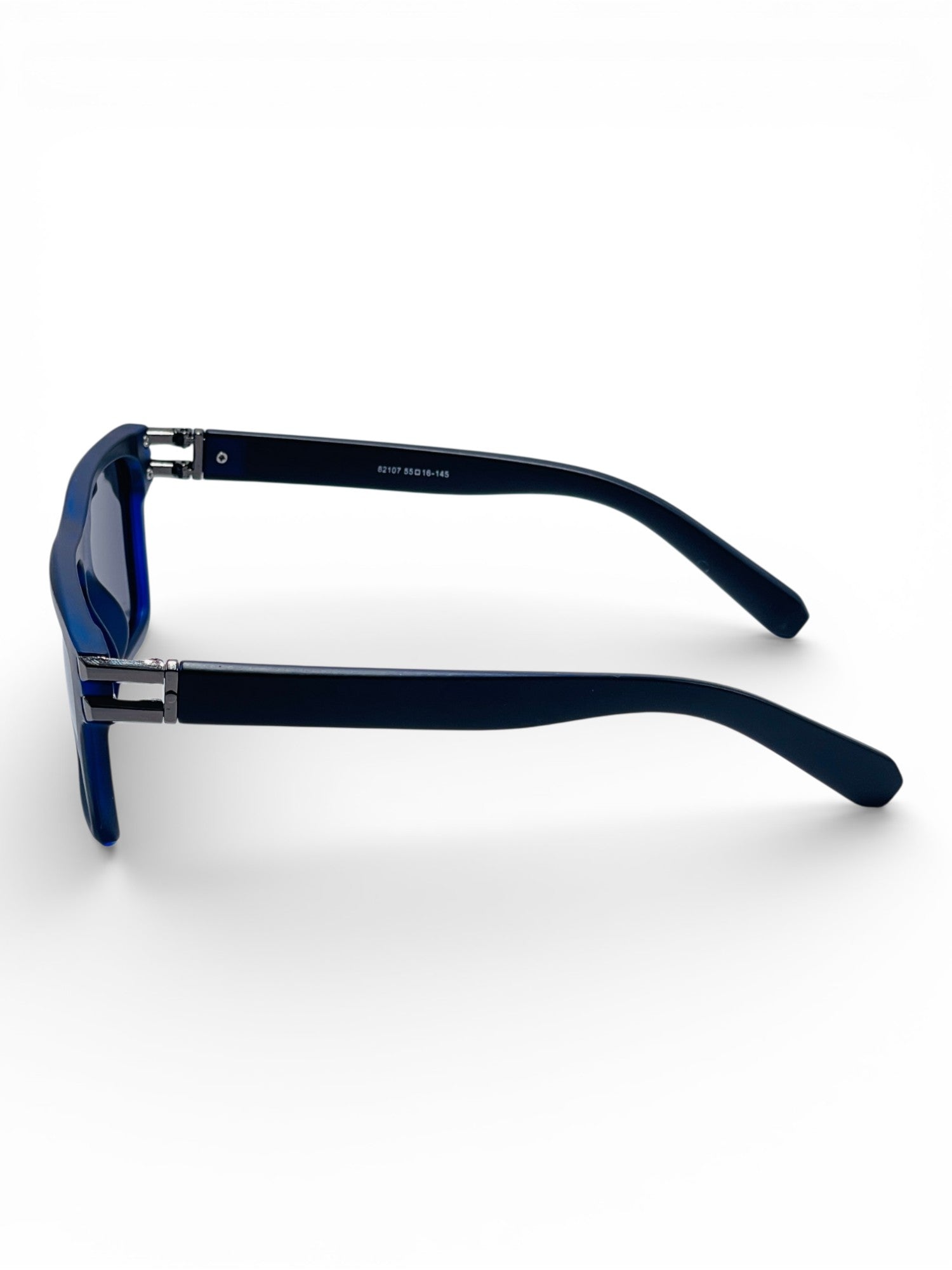 Verlin Rectangle Sunglasses 82107 Blue - Angled View